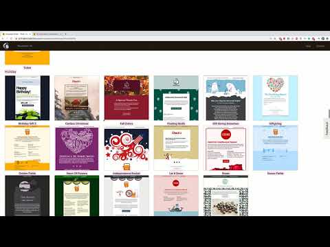 Acquisizione clienti su Internet: utilizzare modelli per una newsletter.