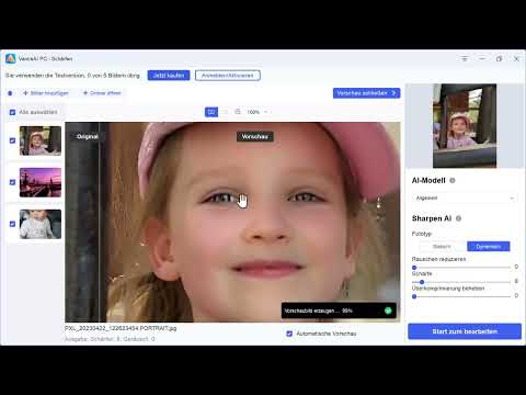 Bilder sch&auml;rfen mit & ohne KI: 05 | Vance AI im Test