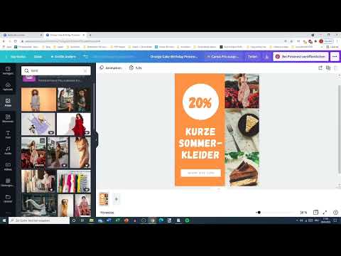Pinterest-markedsf&oslash;ring 6.8 | Opprett Pinterest-pin med Canva - Variant 2