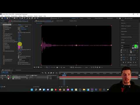 After Effects-Tutorial: 6.2 | Müzik animasyonu: Ses spektrumu efekti, polar koordinatlar ve maske yolu hizalaması.