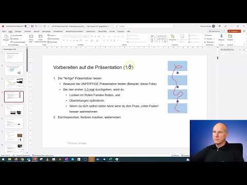 PowerPoint-cursus: 15.3 | Voorbereiding op de presentatie: rode draad, finishing touch