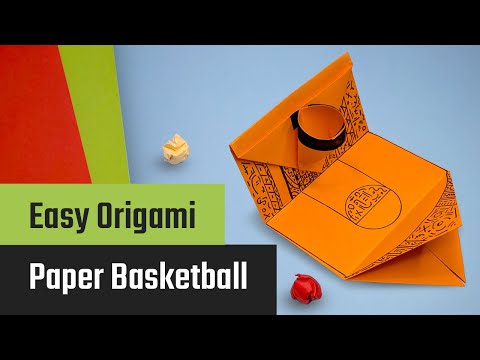 Forhåndsvisningsbillede: Origami basketball - foldningsvejledning med video og fotos
