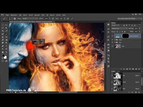Photoshop kompozisyonu - Ateş ve Buz - Bölüm 11 - Buzlu sis ve renk düzenlemeleri