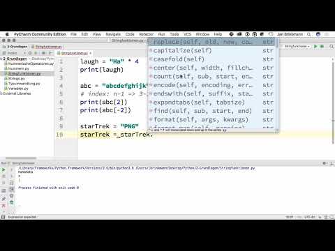 Programmieren mit Python – 2.6 Stringfunktionen nutzen