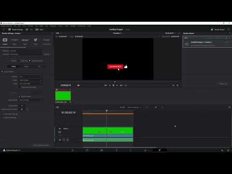 DaVinci Resolve: 8.8 | Saydam arka planı dışa aktar