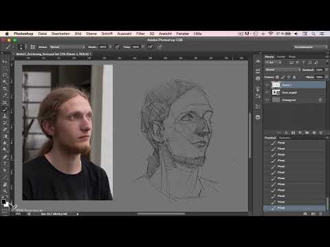 Character Painting in Photoshop - Module 1.3 Portrait Sketch