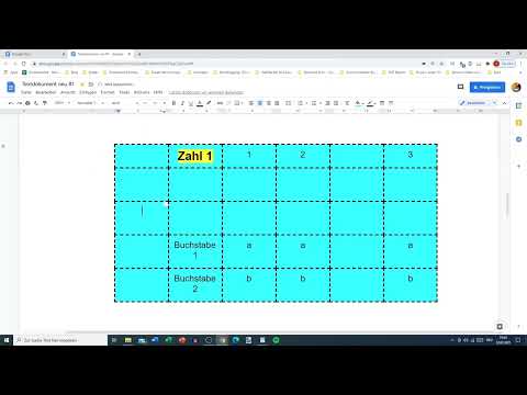 Google Docs-Tutorial: 8.2 | Tablolar hakkında daha fazla bilgi