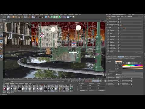 Cinema 4D-Tutorial "Underground": 3,5 Forbindelse