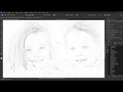 Affinity Photo (Best-of-Hacks): 02 | Birkaç adımda kurşunkalem çizimi (tek tıklamayla çözüm için makro ile)