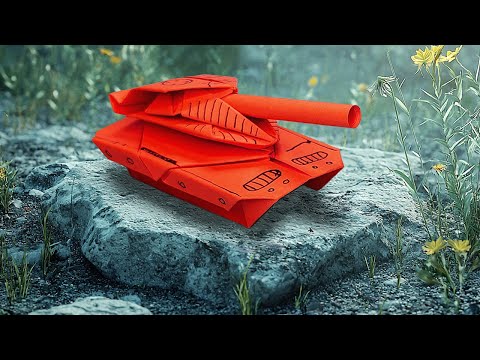 Forhåndsvisningsbillede: Fold panser origami fra papir: vejledning med billeder og video