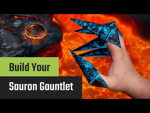 Preview image: Fold Sauron's paper glove: instructions with video and photos