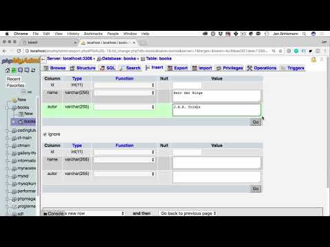 Programmare con Python - 15.4 Creare un database di esempio e creare utenti.