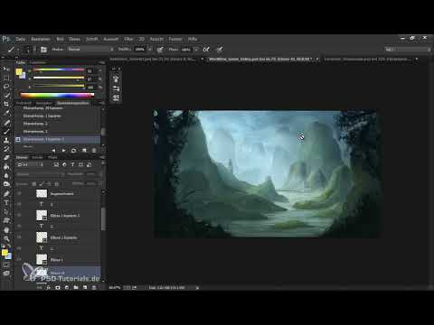 Pintura digital y pintura mate: Definir la composici&oacute;n de la imagen