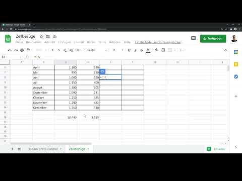 Google Sheets - Ohje: 4.3 Soluviittaukset ymmärtäminen