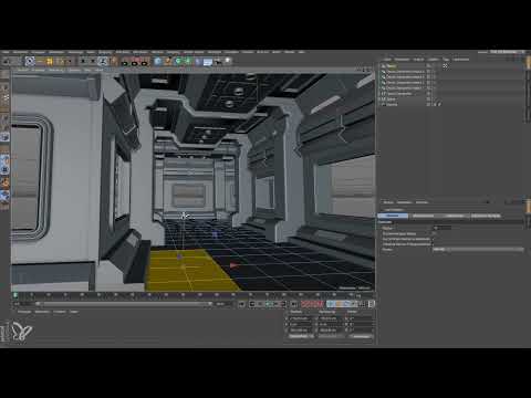 Cinema 4D uygulamasında pratik - Bir uzay istasyonu modellemek ve aydınlatmak: 12. Bölüm
