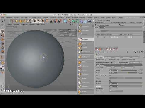 CINEMA 4D'de modelleme - Temel bilgiler: Bölüm 06 - Düzgün