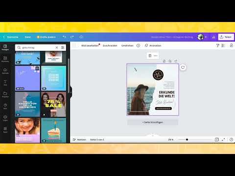 Tutorial di Canva: 4.1 | Creare un design