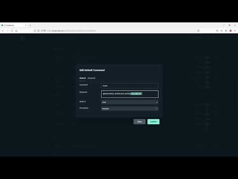 Streamlabs: 10.8 | Commands einstellen