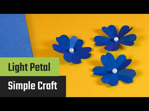 Vorschaubild: Papierblume f&uuml;r Deko basteln: leichte DIY-Bastelidee mit Foto- und Videoanleitung
