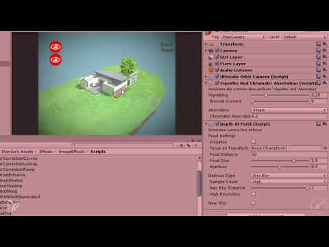Unity ve Cinema 4D ile 360 derece mimari g&ouml;r&uuml;n&uuml;mlerine 17 kamera efekti eklemek.