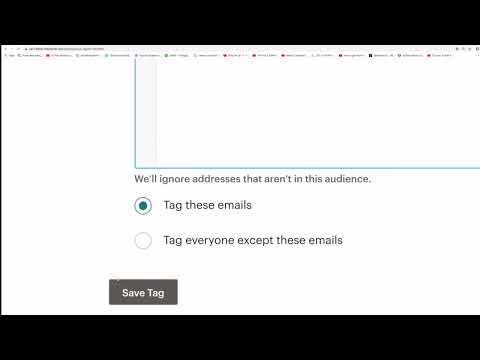 Mailchimp: 1.7 | Tilføj tags