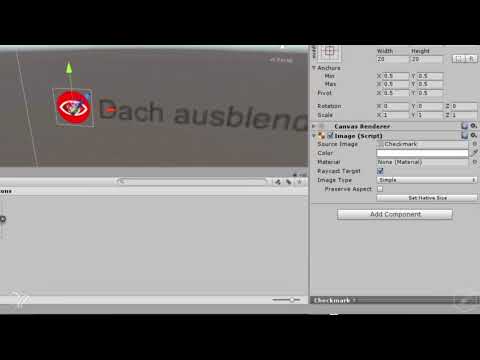 360&deg; mimari g&ouml;r&uuml;n&uuml;mler Unity ve Cinema 4D ile - 09 D&uuml;ğme i&ccedil;in grafik ekle
