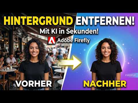 Vorschaubild: Hintergrund eines Bildes entfernen mit Adobe Firefly