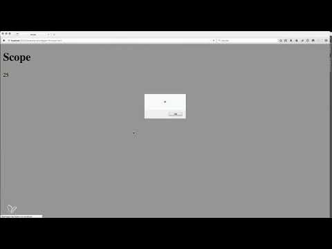 JavaScript basics - 16 scopes in JavaScript