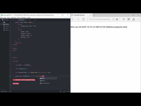L'entra&icirc;nement ultime pour JavaScript et jQuery - 3.5 Objet Date