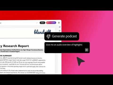Vorschaubild: Acrobat macht aus Textw&uuml;sten anschauliche Grafiken, Podcasts und Pr&auml;sentationen