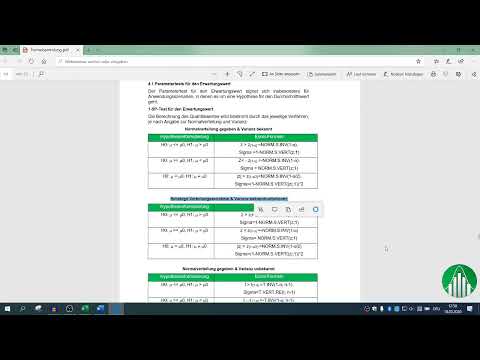 Datenanalyse mit Excel f&uuml;r Business und Vertrieb: 3.1 1-SP-Testfall f&uuml;r den Erwartungswert