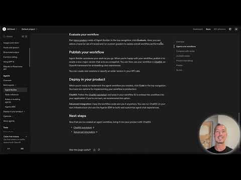 ChatGPT-assistenten: 06 Hoe vind ik de OpenAI Agent Builder