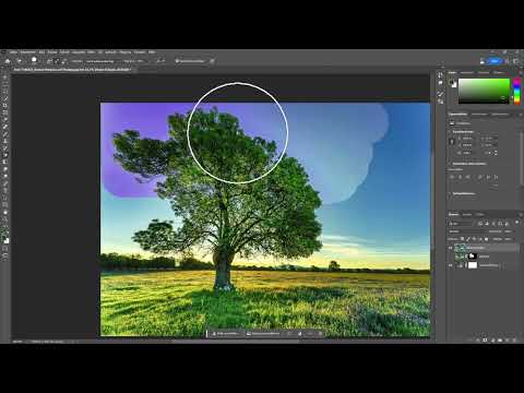 KI i Photoshop: 2.2 | Udskær træet med og uden hjælp fra KI