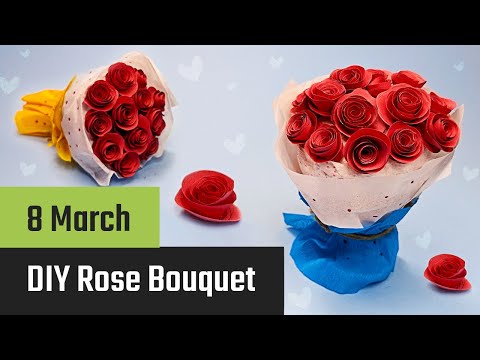 Forhåndsvisningsbillede: DIY papirroser-buket: Smukt gave til Mors dag eller gave til Bedstemor
