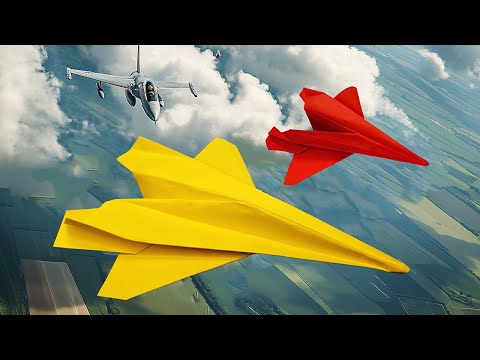 Vorschaubild: F15 Origami Kampfjet: Faltanleitung mit Video und Bildern