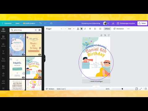 Tutorial di Canva: 4.8 | Inviti