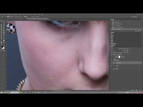 Frekvensseparation i Photoshop - suavisa 15 färglager