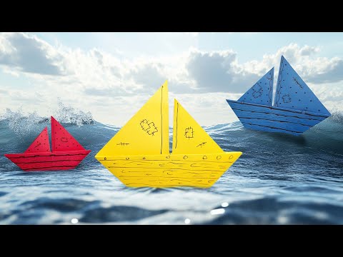 Voorbeeldafbeelding: Boot van papier vouwen: Top 5 origami-schepen om te knutselen