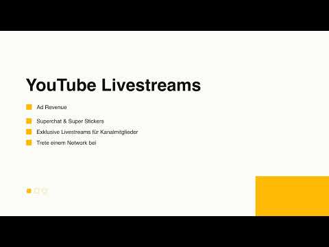 Tutorial de Livestreaming: 7.5 | Todas las formas de ganar dinero con los livestreams de YouTube