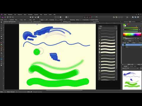 Affinity Photo - Bruke pensel: 11.1 | Grunninnstillinger