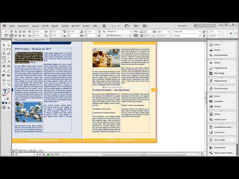 Le menu contextuel dans InDesign