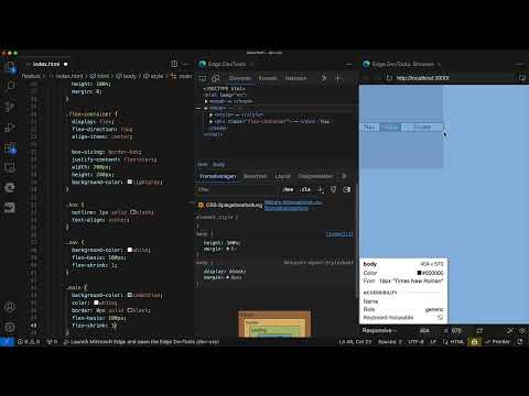 Flexbox CSS & HTML:ssä: 3.12 | Säädä kutistuminen joustavan suunnan mukaisesti flex-shrinkillä.