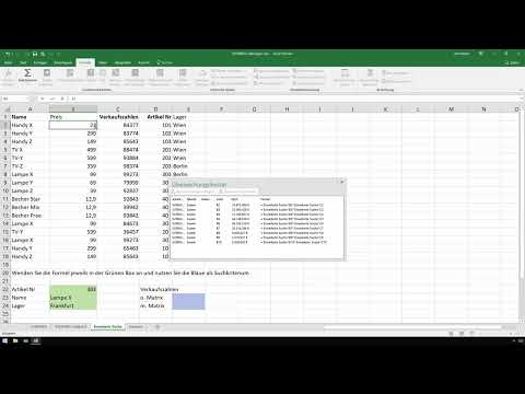 Excel course for controlling and sales: Assortment list, units, currency & Co - 5.3 Monitoring window