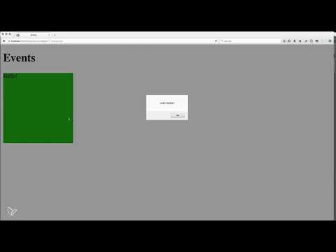 JavaScript basics - 17 events