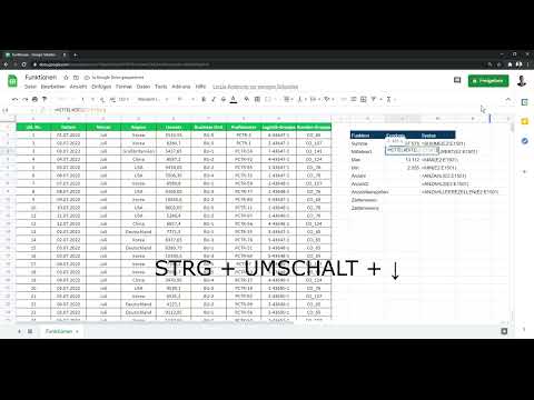 Google Sheets -opas: 4.5 Toiminnot ja pikan&auml;pp&auml;imet
