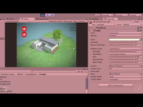 360°-Arkitekturvyer med Unity och Cinema 4D - 18 allmänna justeringar.