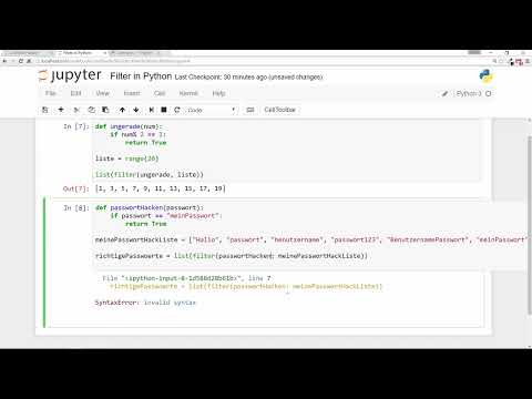 Python-ohjelmointi aloittelijoille - 38 suodatinta