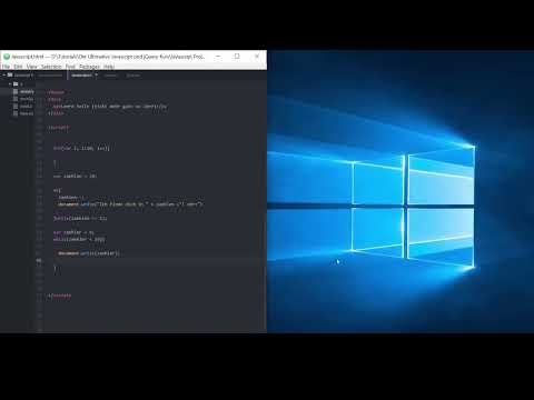 De ultieme training voor JavaScript en jQuery - 2.5 Do-While- en While-lus
