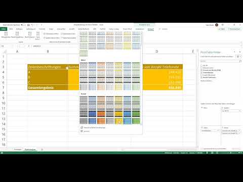 Excel'deki Pivot Tabloları: 2.8 | Pivot Tablolarının Tasarımını Değiştirme
