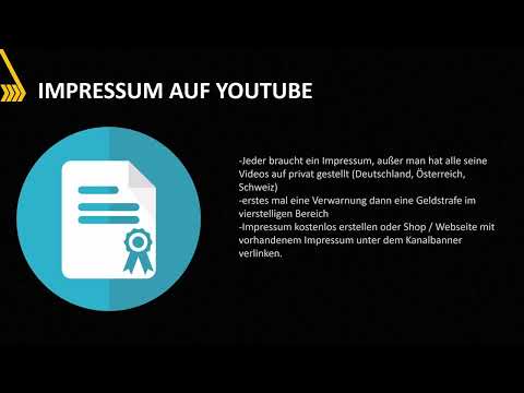 YouTube-marknadsföring: 11.6 | Impressumsplikt
